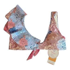 Palmacea Swimwear Ruffle Shoulder Tiza Bikini Top